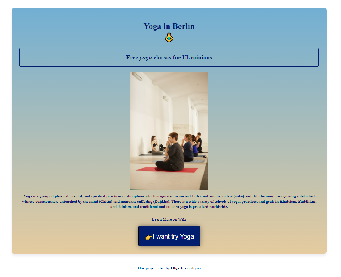 Yoga project